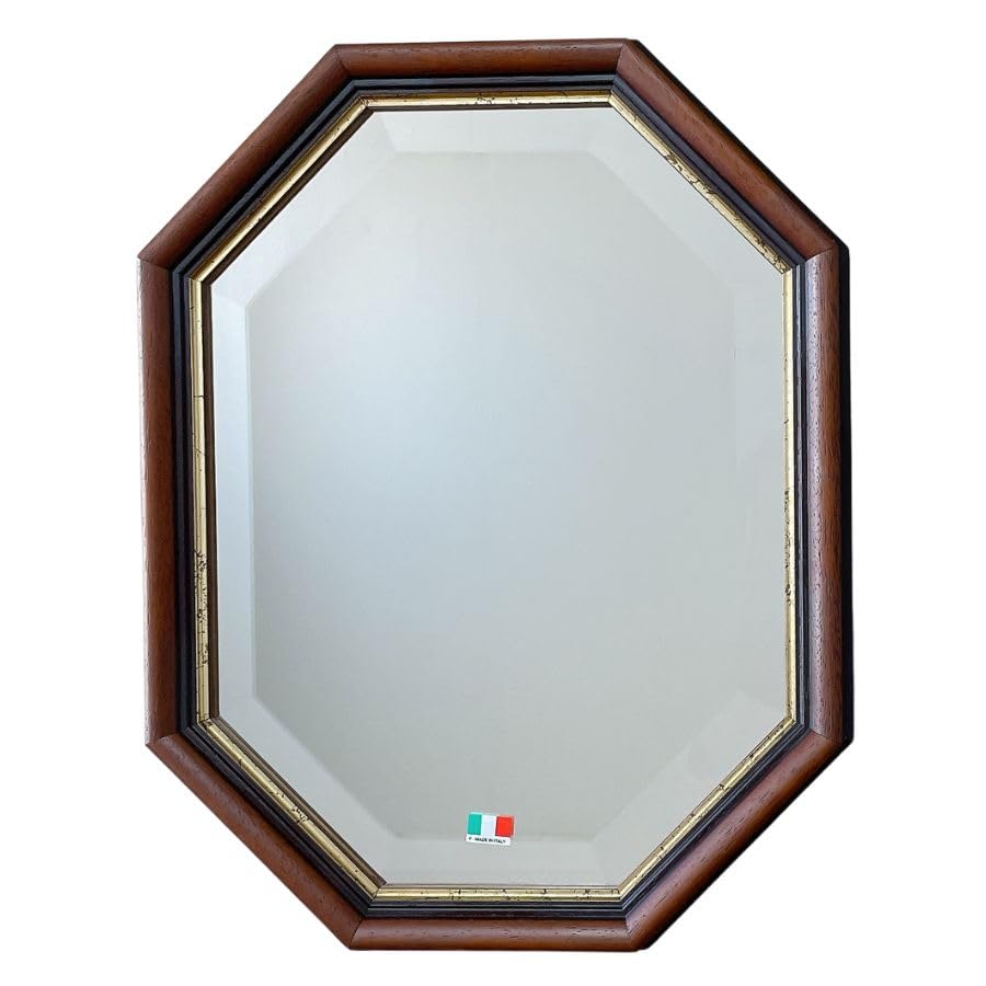 Amazon.co.jp: NIKOKIRA ニコキラ 鏡 壁掛け イタリア製 八角ミラー